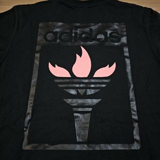 アディダス(adidas)のアディダス adidas Tシャツ 半袖 メンズ フレイムトレフォイル 3(Tシャツ/カットソー(半袖/袖なし))