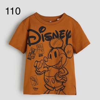 エイチアンドエム(H&M)の《新作》h&m  ディズニー100周年  ミッキーマウスTシャツ　110-115(Tシャツ/カットソー)