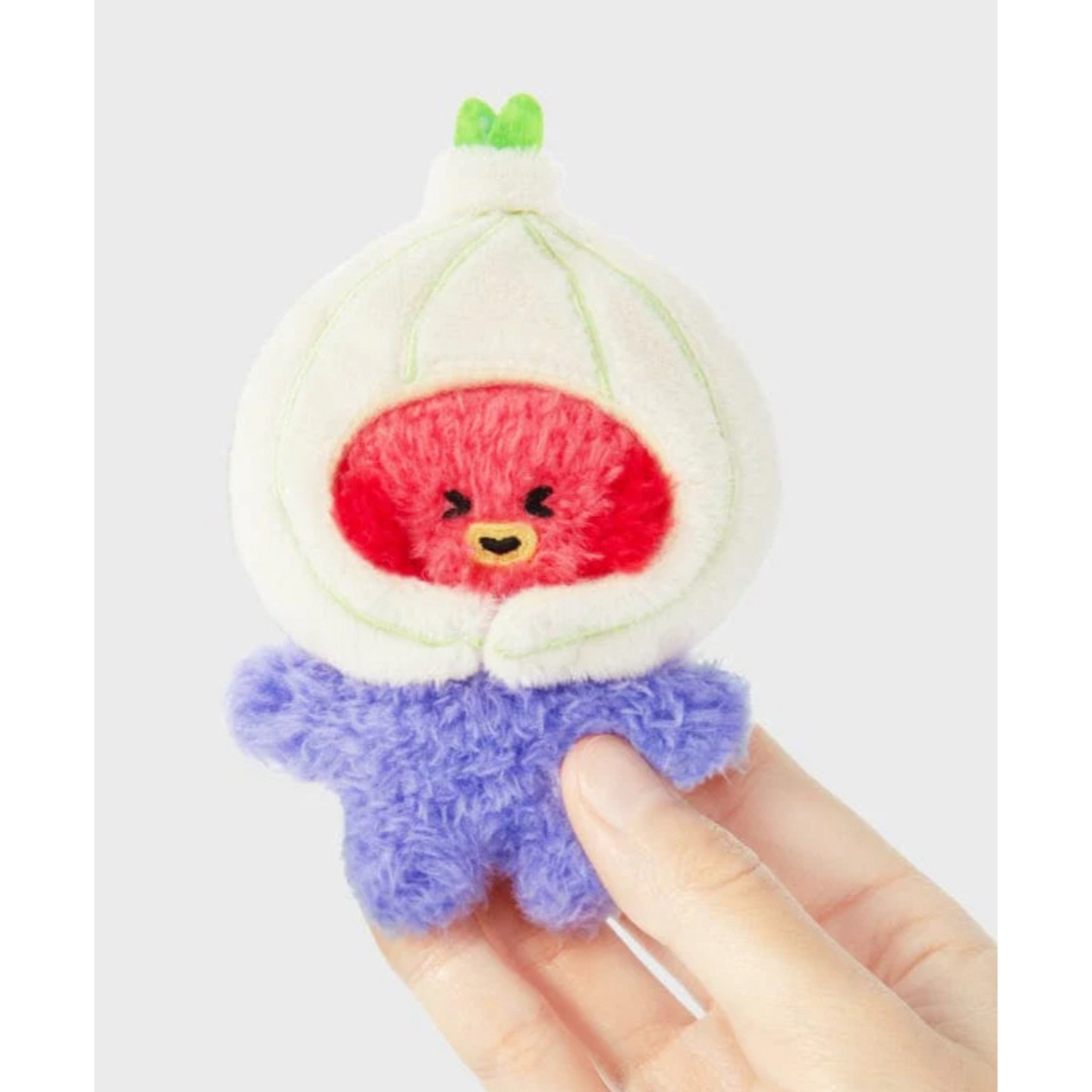 BT21(ビーティーイシビル)のBT21 TATA V テヒョン minini VEGGIE ぬいぐるみ エンタメ/ホビーのタレントグッズ(アイドルグッズ)の商品写真