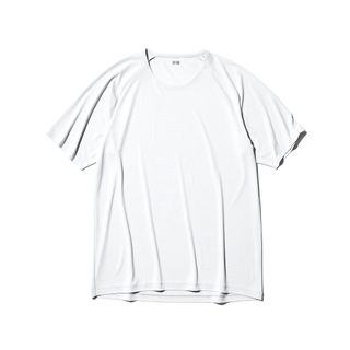 ユニクロ(UNIQLO)のユニクロ　ドライEXクルーネックTライト　WHITE(Tシャツ/カットソー(半袖/袖なし))