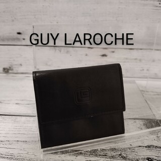 ギラロッシュ(Guy Laroche)のGUY LAROCHE　ギラロッシュ コインケース　小銭入れ　ミニ財布　ブラック(コインケース/小銭入れ)
