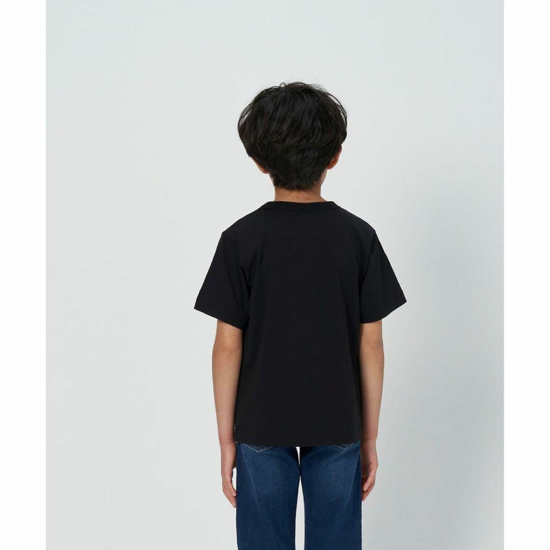 Champion(チャンピオン)の新品　Champion ライトオン　ロゴプリントTシャツ　子供服　黒　130cm キッズ/ベビー/マタニティのキッズ服男の子用(90cm~)(Tシャツ/カットソー)の商品写真