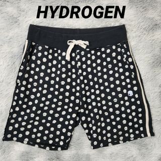 HYDROGEN ハイドロゲン 総柄 スウェット ハーフパンツ ショートパンツ