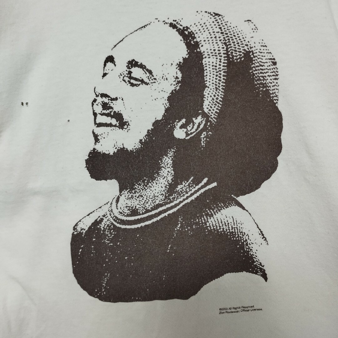 00sボブマーリーレゲエロックバンドtシャツTシャツバンTバンt人物ZION メンズのトップス(Tシャツ/カットソー(半袖/袖なし))の商品写真