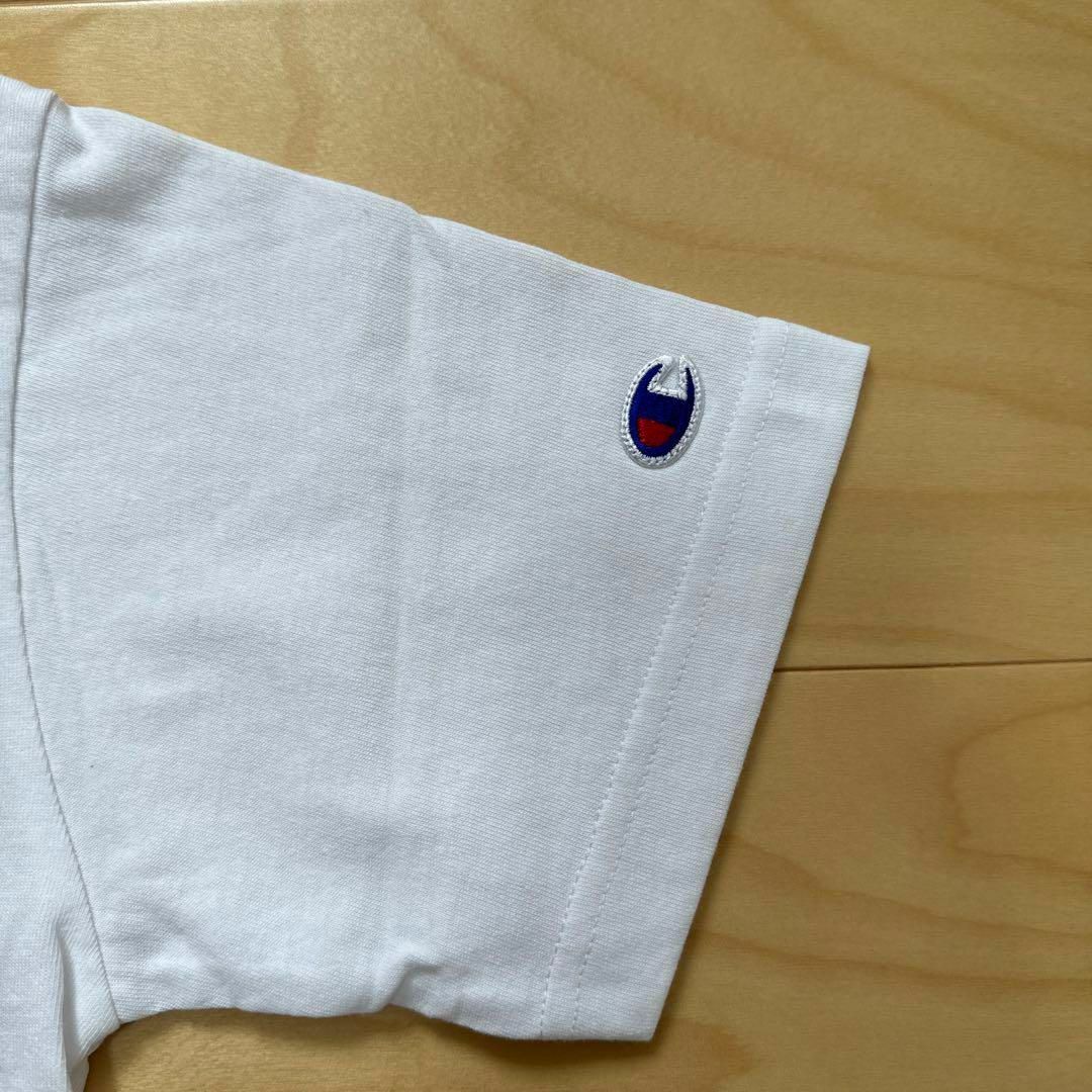 Champion(チャンピオン)の新品　Champion ライトオン　ロゴプリントTシャツ　子供服　白　140cm キッズ/ベビー/マタニティのキッズ服男の子用(90cm~)(Tシャツ/カットソー)の商品写真