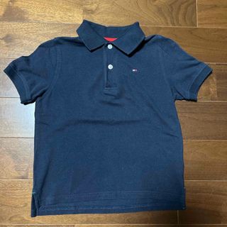 トミーヒルフィガー(TOMMY HILFIGER)のトミーフィルフィガー　ポロシャツ　ネイビー(Tシャツ/カットソー)