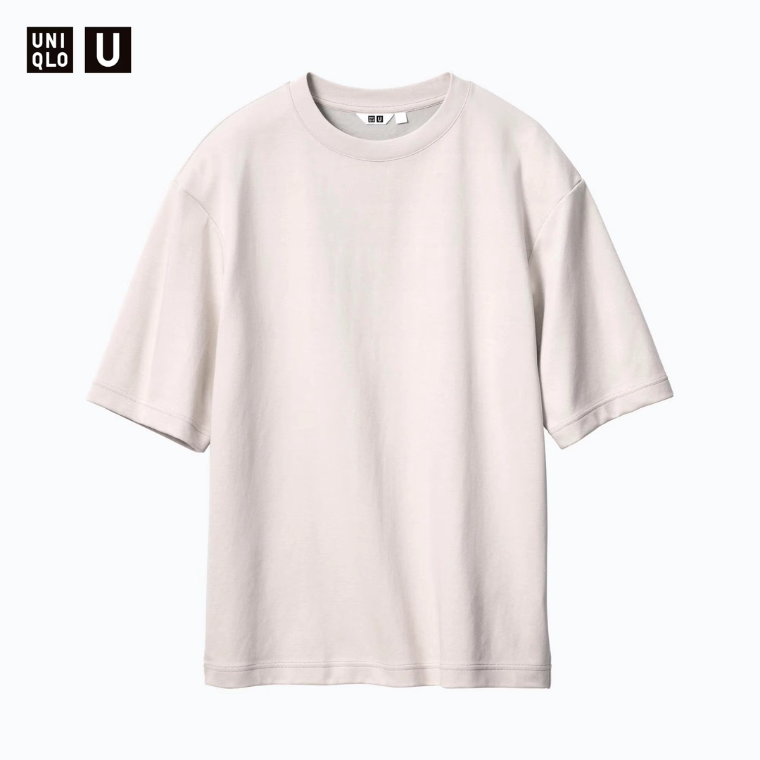 UNIQLO(ユニクロ)のエアリズムコットンオーバーサイズTシャツ　LIGHT GRAY メンズのトップス(Tシャツ/カットソー(半袖/袖なし))の商品写真