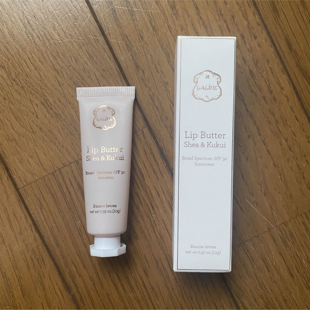 Laline(ラリン)のLaline シア＆ククイ　リップバター 10g コスメ/美容のスキンケア/基礎化粧品(リップケア/リップクリーム)の商品写真