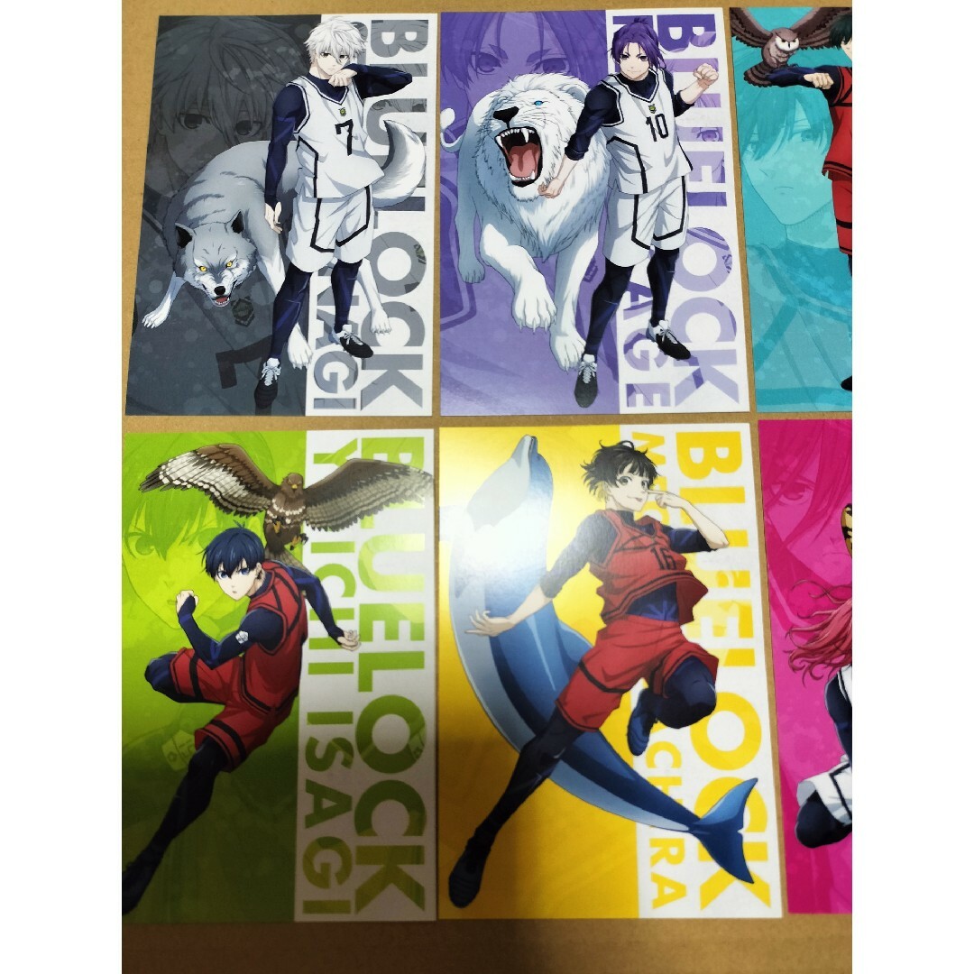 非売品　全6種　ポストカード　カード　ブルーロック　AGF 2023 エンタメ/ホビーのアニメグッズ(その他)の商品写真