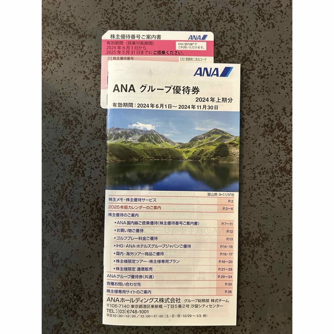 ANA 株主優待 チケットの優待券/割引券(その他)の商品写真