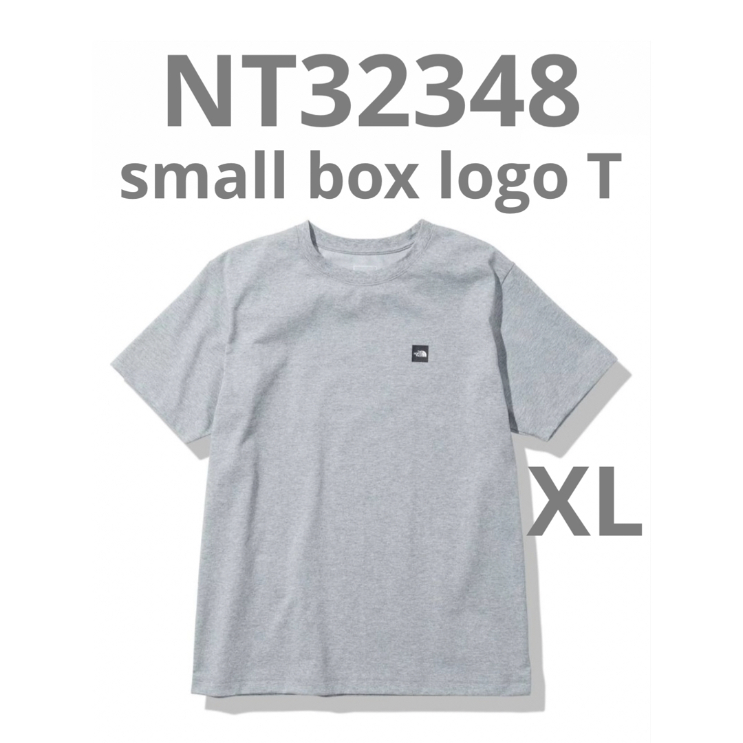 THE NORTH FACE(ザノースフェイス)のノースフェイス　スモールボックスロゴ  Tシャツ　グレー　XL NT32348 メンズのトップス(Tシャツ/カットソー(半袖/袖なし))の商品写真