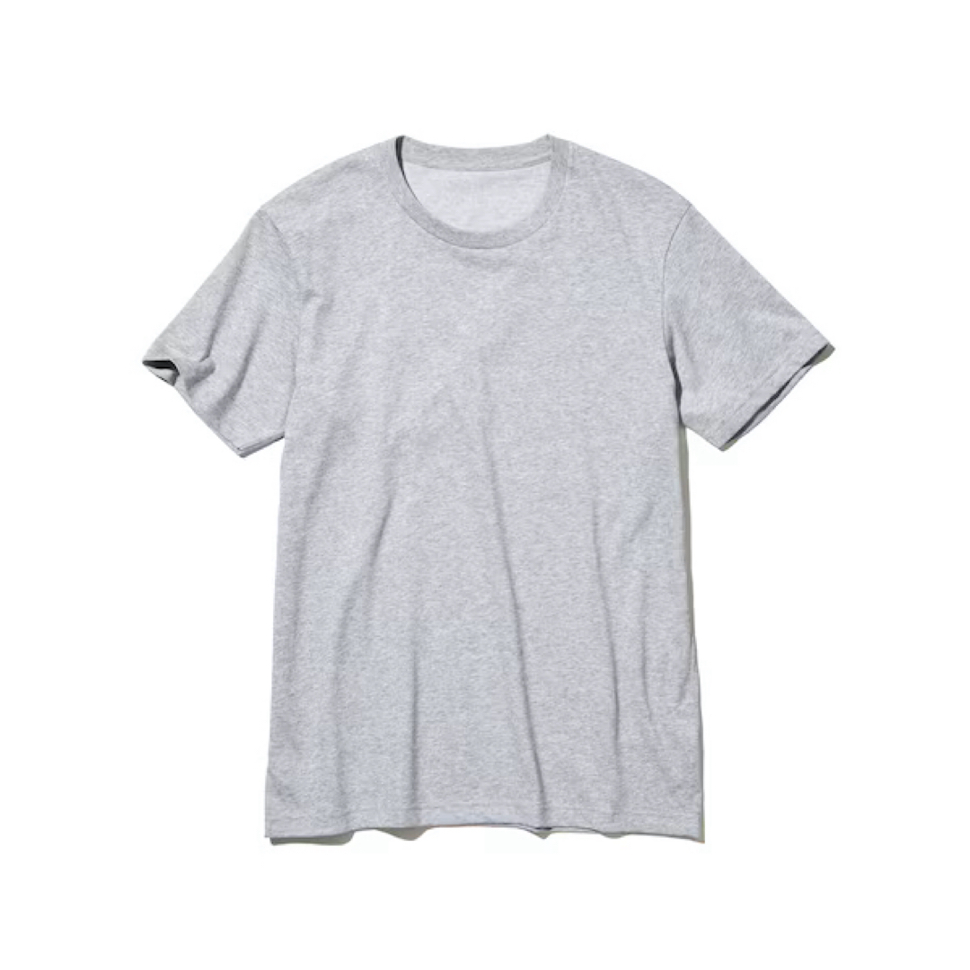 UNIQLO(ユニクロ)のドライカラークルーネックT GRAY メンズのトップス(Tシャツ/カットソー(半袖/袖なし))の商品写真