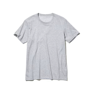 ユニクロ(UNIQLO)のドライカラークルーネックT GRAY(Tシャツ/カットソー(半袖/袖なし))