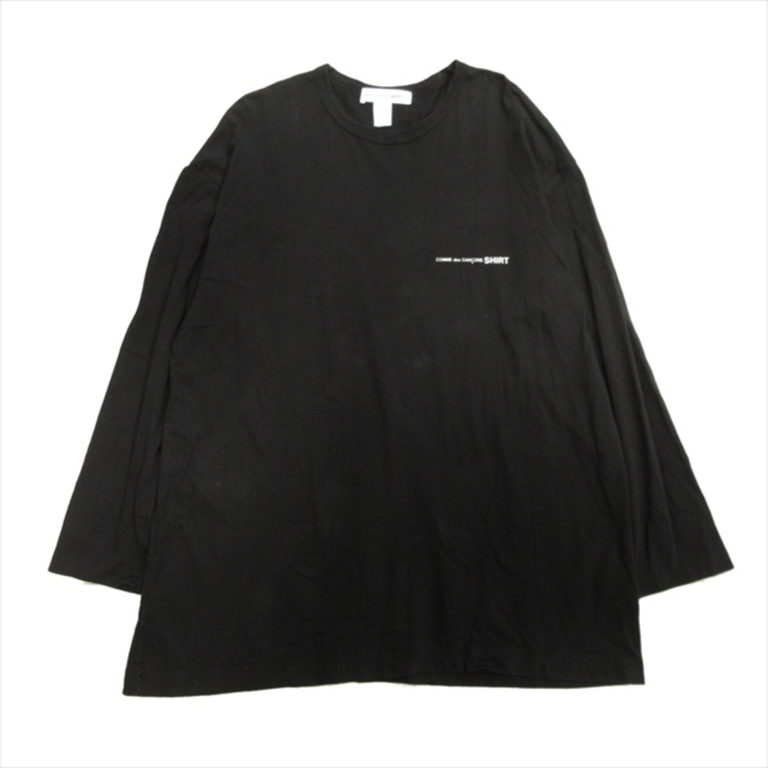 22ss コムデギャルソンシャツ ビッグシルエット ロゴ ロング Tシャツ メンズのトップス(Tシャツ/カットソー(七分/長袖))の商品写真