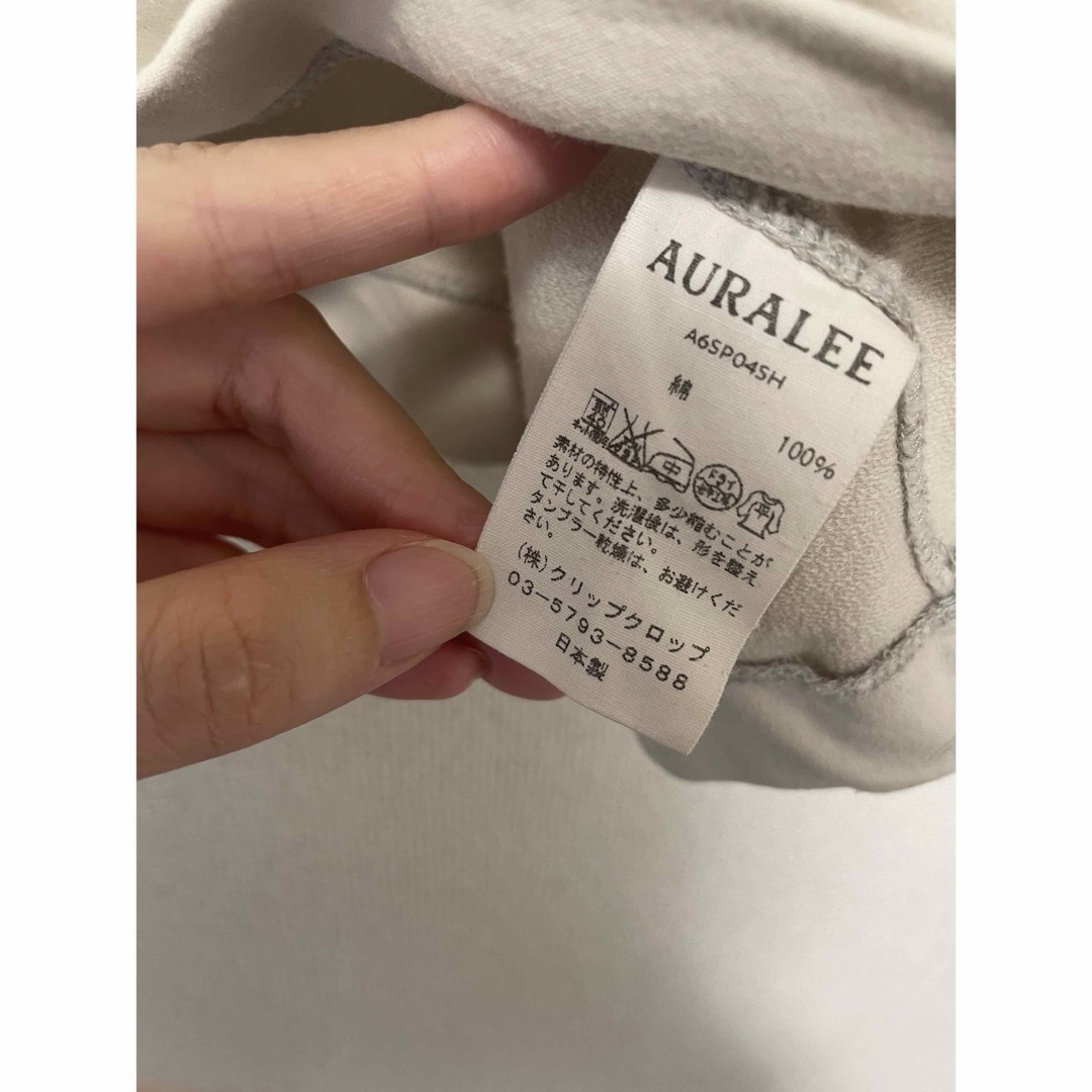 AURALEE(オーラリー)のAURALEE (オーラリー)　七分丈　トップス レディースのトップス(Tシャツ(長袖/七分))の商品写真