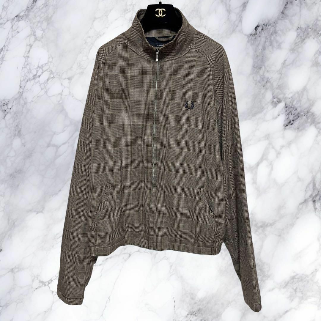 FRED PERRY(フレッドペリー)のFRED PERRY フレッドペリー ジップアップジャケット チェック柄 メンズのジャケット/アウター(ブルゾン)の商品写真