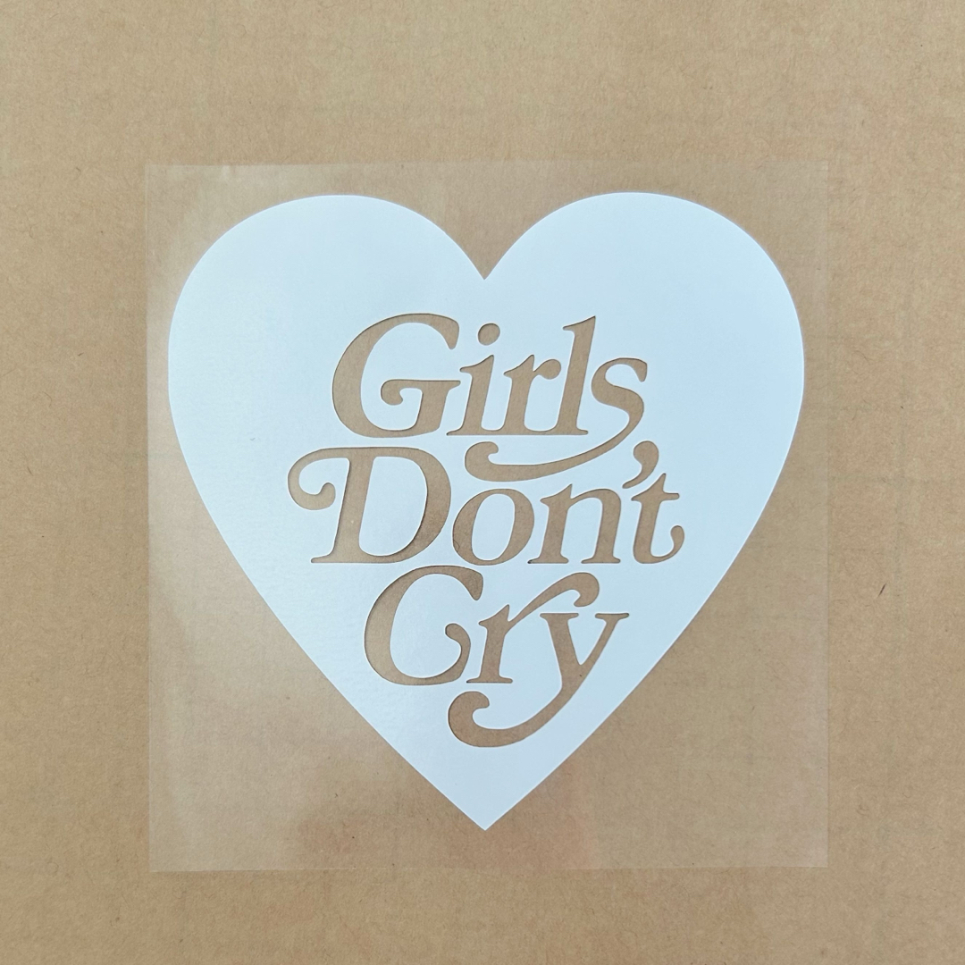 Girls Don't Cry(ガールズドントクライ)のGirls don't Cry ガールズドントクライ ステッカー◆白マット◆ メンズのファッション小物(その他)の商品写真
