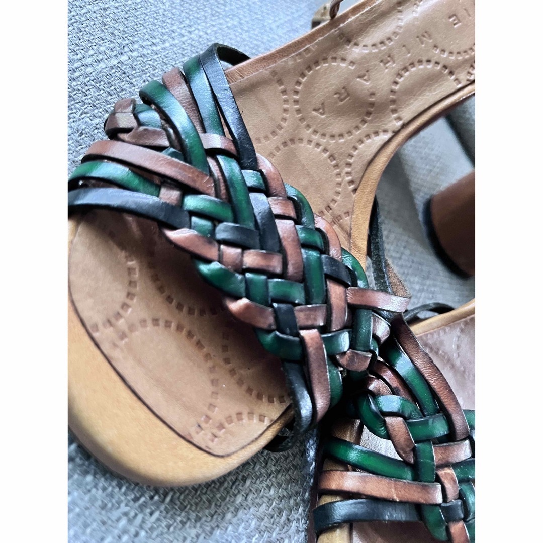CHIE MIHARA(チエミハラ)のチエミハラ　メッシュレザーサンダル　23㎝ レディースの靴/シューズ(サンダル)の商品写真