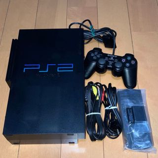 プレイステーション2(PlayStation2)のPS2 SCPH-50000 クリアブラック BBユニット本体 良動品(家庭用ゲーム機本体)