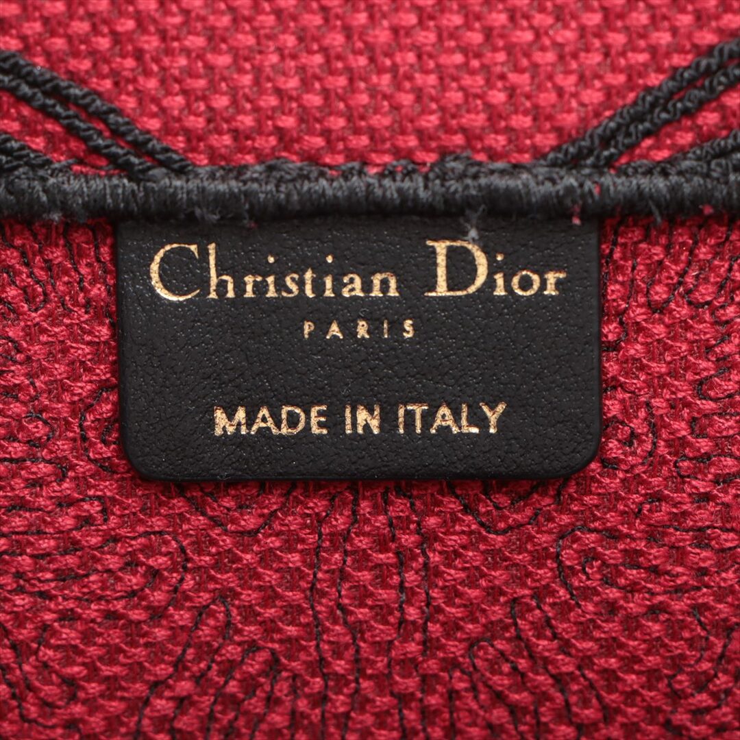 Dior(ディオール)のディオール ブックトート キャンバス  レッド レディース トートバッグ レディースのバッグ(トートバッグ)の商品写真
