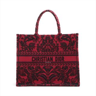 Dior - ディオール ブックトート キャンバス  レッド レディース トートバッグ