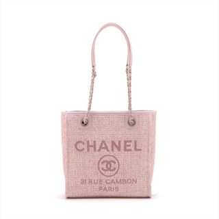 シャネル(CHANEL)のシャネル  ストロー  ピンク レディース トートバッグ(トートバッグ)