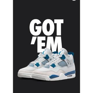 ナイキ(NIKE)のNike Air Jordan 4 Retro "Industrial Blue(スニーカー)