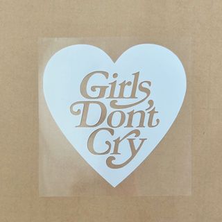 ガールズドントクライ(Girls Don't Cry)のGirls don't Cry ガールズドントクライ ステッカー◆白グロス◆(その他)