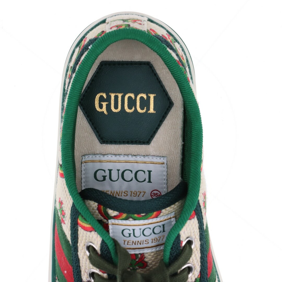 Gucci(グッチ)のグッチ テニス1977 キャンバス 35.5 マルチカラー レディース ス レディースの靴/シューズ(スニーカー)の商品写真