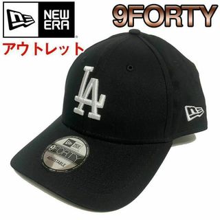 ニューエラー(NEW ERA)のアウトレット ニューエラ 帽子 キャップ LA 黒白 9FORTY ドジャース③(キャップ)