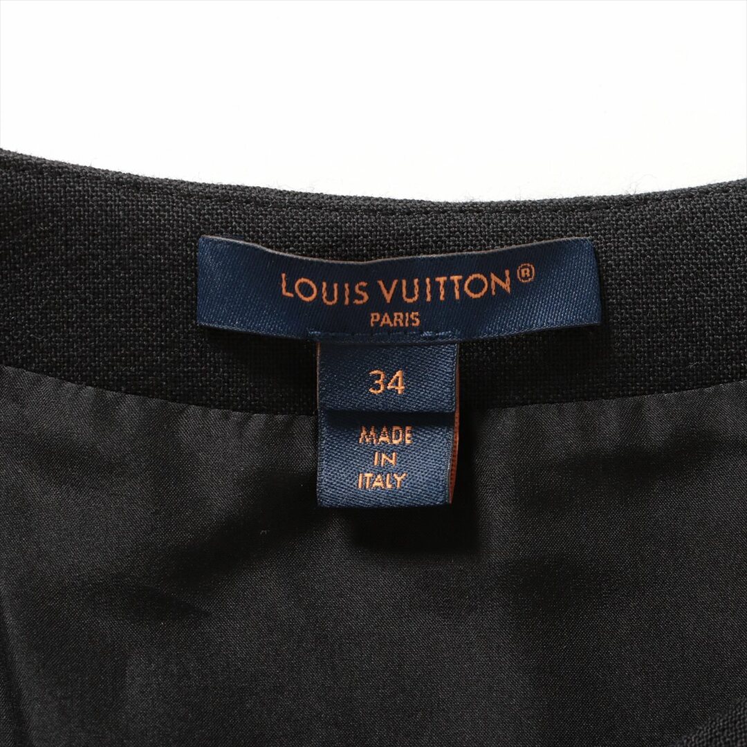 LOUIS VUITTON(ルイヴィトン)のヴィトン  ウール×シルク 34 ブラック レディース ワンピース レディースのワンピース(その他)の商品写真