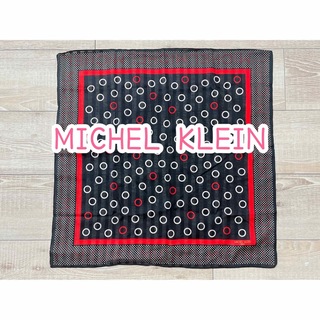 MICHEL KLEIN - MICHEL KLEIN/ハンカチ/スカーフ/水玉/ドット