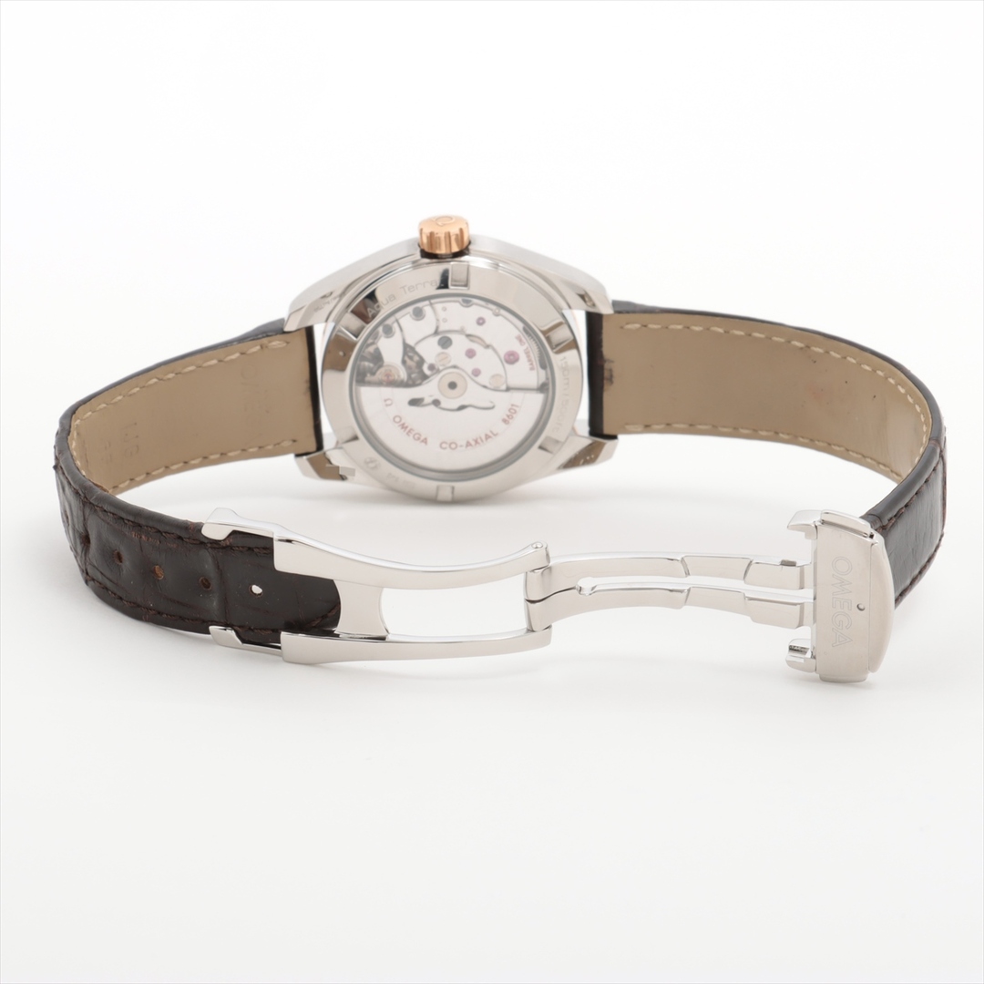 OMEGA(オメガ)のオメガ シーマスター アクアテラ SS×RG×革   メンズ 腕時計 メンズの時計(腕時計(アナログ))の商品写真