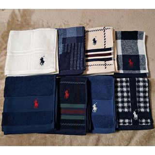 ラルフローレン(Ralph Lauren)のラルフローレン ウォッシュタオル 8枚セット(タオル/バス用品)