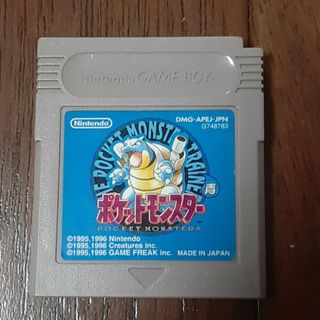 ゲームボーイソフト ポケットモンスター 青(携帯用ゲームソフト)