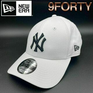 NEW ERA - ニューエラ 帽子 白x黒 キャップ new era 9FORTY ヤンキース