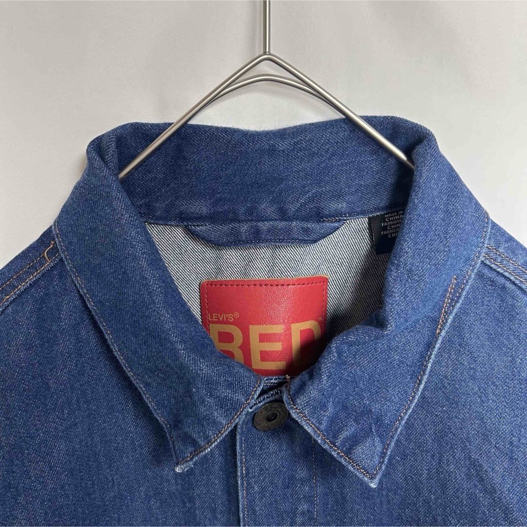 Levi's(リーバイス)のLevi's RED Gジャン　デニムジャケット　ブルー　レザー　カジュアル メンズのジャケット/アウター(Gジャン/デニムジャケット)の商品写真