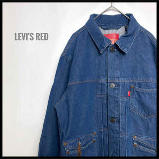 リーバイス(Levi's)のLevi's RED Gジャン　デニムジャケット　ブルー　レザー　カジュアル(Gジャン/デニムジャケット)