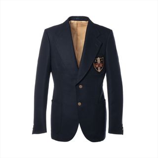 グッチ(Gucci)のグッチ  ウール×モヘヤ 50 ネイビー メンズ その他アウター(その他)