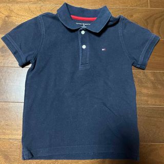 トミーヒルフィガー(TOMMY HILFIGER)のトミーフィルフィガー　ネイビー　ポロシャツ(Tシャツ/カットソー)