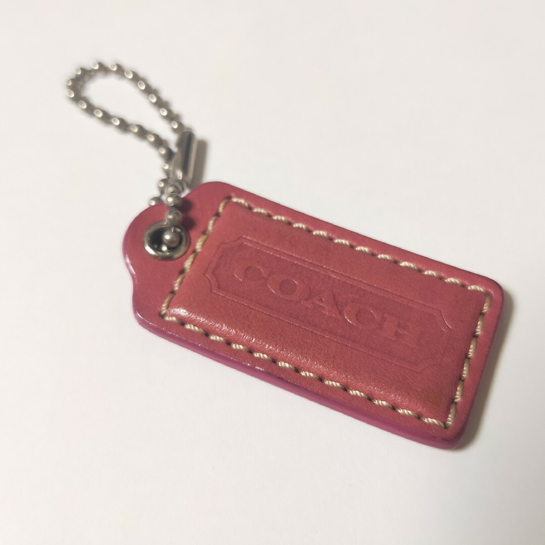 バッグチャーム COACH チャーム タグ キーホルダー コーチ レディースのファッション小物(キーホルダー)の商品写真