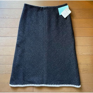 アクアガール(aquagirl)のアクアガール ウール スカート 38 （M） 日本製(ロングスカート)