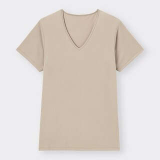 ジーユー(GU)のスタイルドライメッシュVネックT(Tシャツ/カットソー(半袖/袖なし))