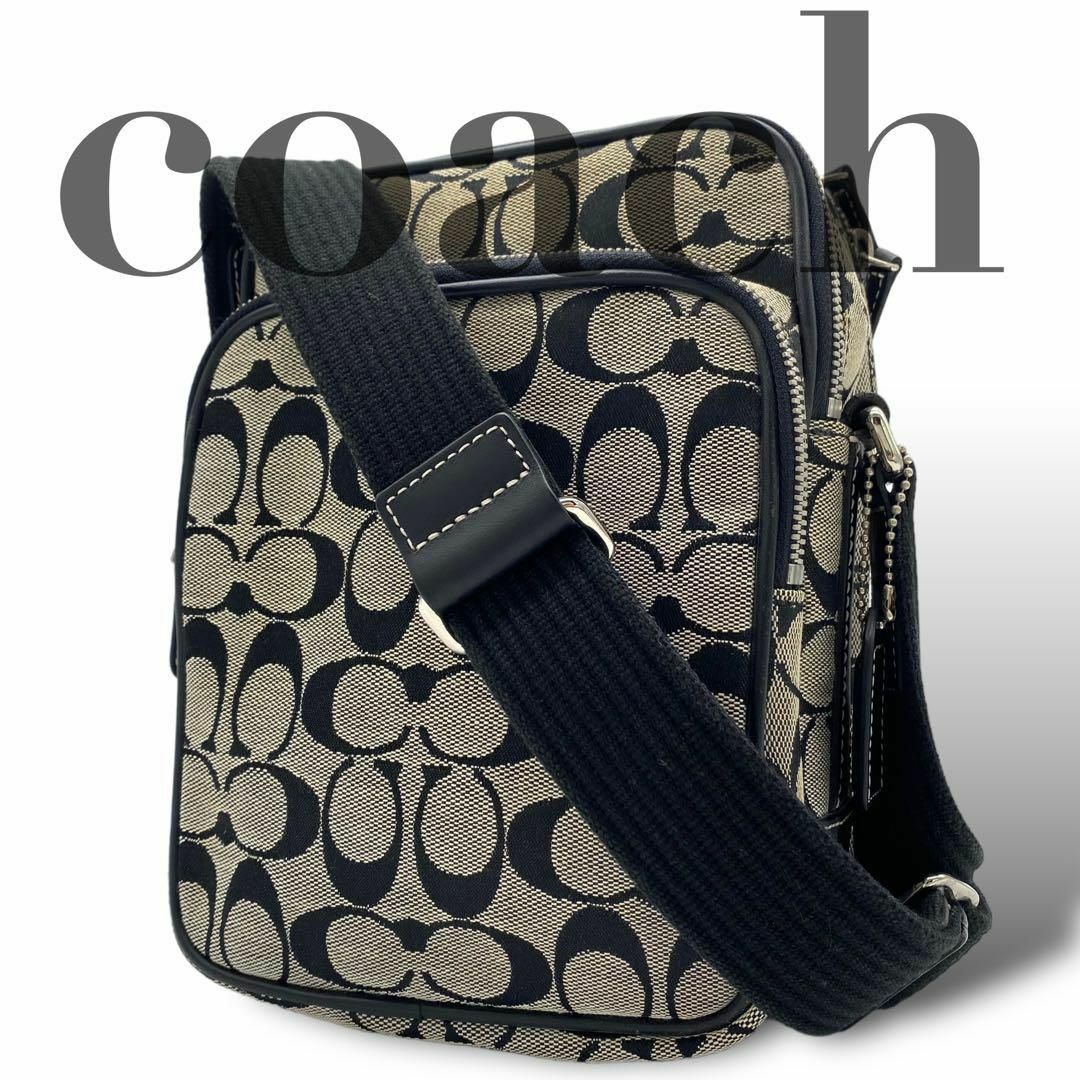 COACH(コーチ)のCOACH コーチ　4270 ショルダーバッグ　斜め掛け　シグネチャー メンズのバッグ(ウエストポーチ)の商品写真