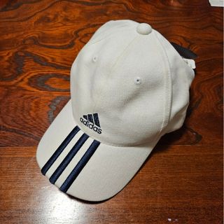 adidas - ○アディダス adidas キャップ アイボリー 57～60㎝