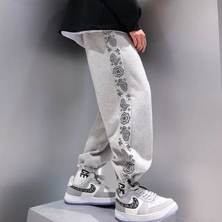 ジャージ　スウェット　パンツ　ズボン　メンズ　ＸＸＬ　グレー　ヒップホップ　人気