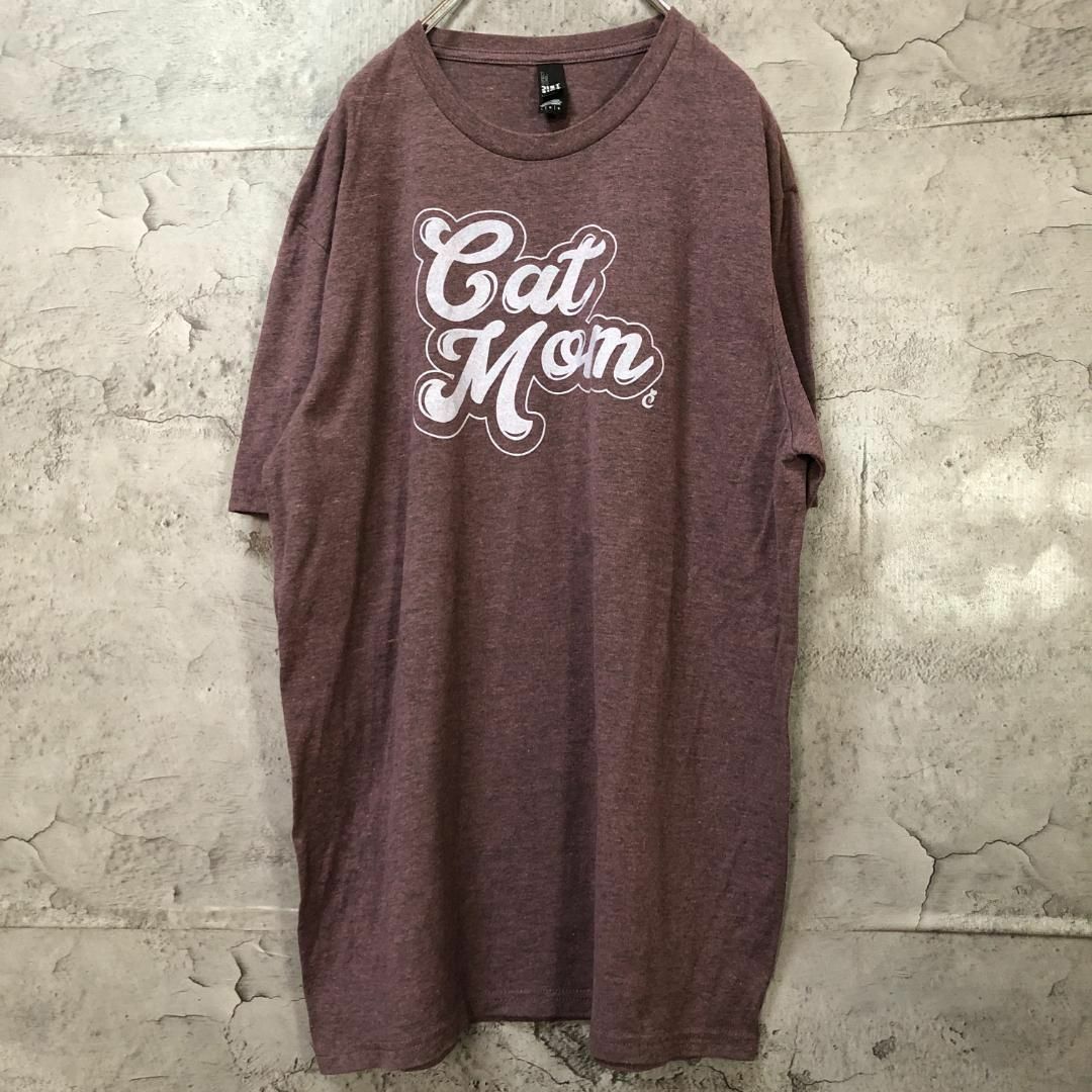 CAT MOM 企業ロゴ アメリカ輸入 デザイン Tシャツ メンズのトップス(Tシャツ/カットソー(半袖/袖なし))の商品写真