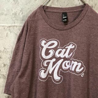 CAT MOM 企業ロゴ アメリカ輸入 デザイン Tシャツ(Tシャツ/カットソー(半袖/袖なし))