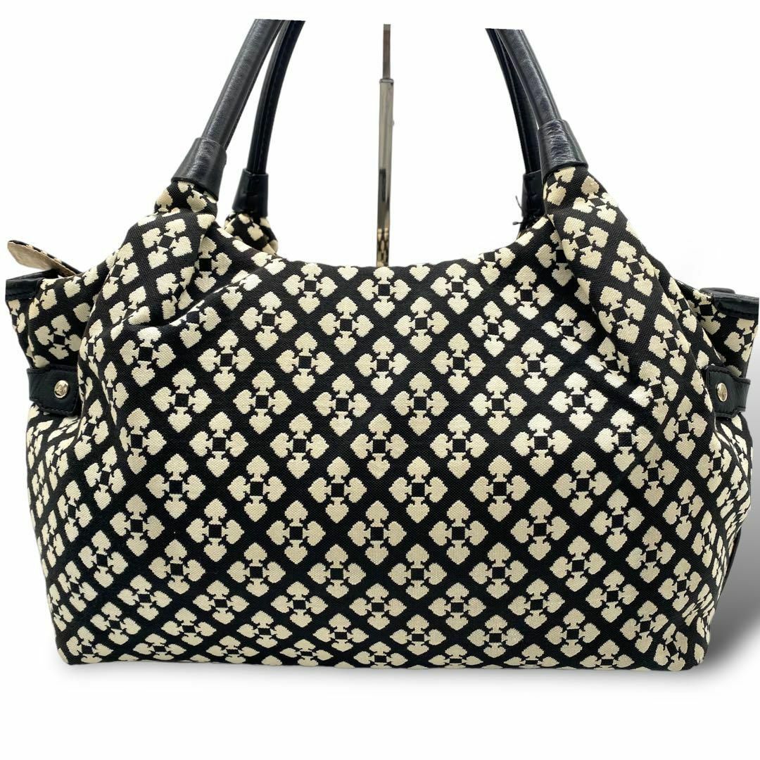 kate spade new york(ケイトスペードニューヨーク)の美品 kate spade NY ケイトスペード ハンドバッグ スペード柄 レディースのバッグ(トートバッグ)の商品写真