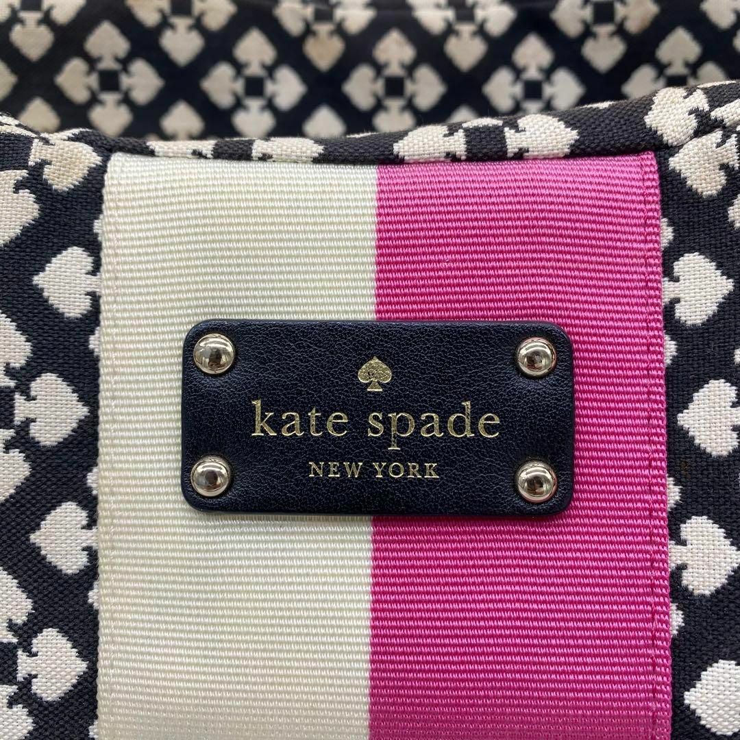 kate spade new york(ケイトスペードニューヨーク)の美品 kate spade NY ケイトスペード ハンドバッグ スペード柄 レディースのバッグ(トートバッグ)の商品写真